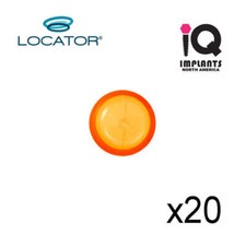 Zest Locator Genuine Male Replacement Caps Extended Range, Orange 2.0 lbs (20-Pa picture
