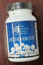 Ortho Molecular Ortho Biotic 60 Capsules Probiotic Supplement Digestive Health picture