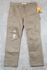 Arborwear Cedar Flex Pants Womens 12L NWT Driftwood Workwear Utility Tall picture