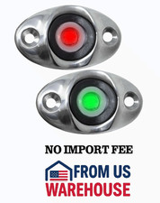 TACO Marine Surface Mount LED Side Navigation Light Set - 1-3/4