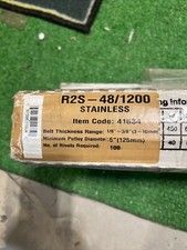 1 BOX OF FLEXCO - 41634 - R2S-48/1200 FASTENERS - FACTORY NEW picture