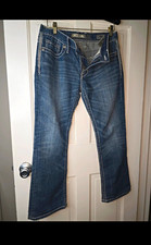 BKE Denim Men’s Blue Bootcut Jeans Size 30 Regular Fit Mid Rise 5-Pocket picture