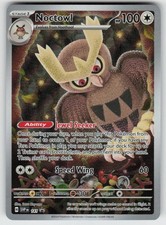 Noctowl 141 Holo Promo Scarlet & Violet Promo Pokemon Near Mint picture