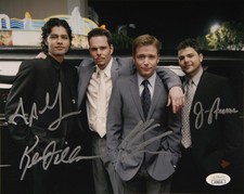 Adrian Grenier, Connolly, Ferrara & Kevin Dillon Signed 8x10 Entourage 2 JSA picture