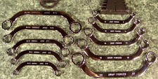 10pc Half Moon C Shaped Obstruction Wrench Set SAE and METRIC Close Quarter  picture