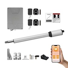 Smart Automatic Gate Opener Kit w/ APP for Single Swing Gate 770lbs, 16Ft, 24V picture