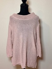 Fall Pure Jill Blush Pink Cowl Neck Sweater Cozy Relaxed Style picture