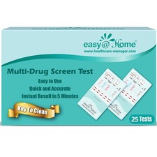 Easy@Home 25 Pack 5 Panel Drug Test Dip Cards - Instant Urine Test - EDOAP-254 picture