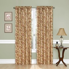 Traditions Navarra Modern Farmhouse Room Darkening Thermal Rod Pocket Window Cur picture