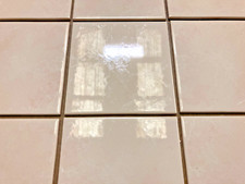 6x6 Cream Silk Marbleized splash Tile Bath Wall Ceramic Laufen 16 Sq Ft picture