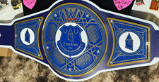 Everton FC 1878 Legacy Wrestling Championship Belt Title 2MM Brass adult size picture