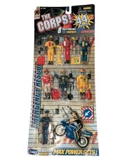 Lanard The Corps Emergency Rescue 8 Fully Poseable Figures With Accessories NOS picture