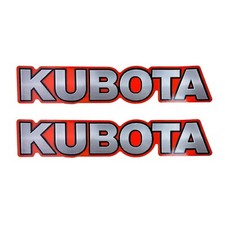E-TC220-80930 2pcs Kubota Decal for Kubota Tractors, Excavators, RTV's, Mowers+ picture
