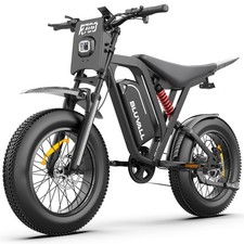 Bluvall 1000W Electric Dirt Bike for Adult 48V 16Ah 20