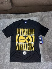NWT Retail $40 Men’s M Pittsburgh Steelers Ultra Game NFL Football Tee T-Shirt picture