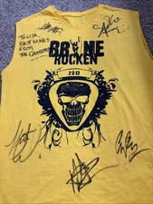Quireboys Autographed  Tank Top Rare Crew Shirt Signed Euro Concert Scarce picture