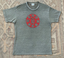 VTG 80s USAF Logistics Grey Tee SZ Large Thrashed Faded Single Stitch Shirt picture