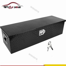 39x13x10 Inch Aluminum Truck Trailer Tool Box w/ Side Handle Underbody Tool Box picture