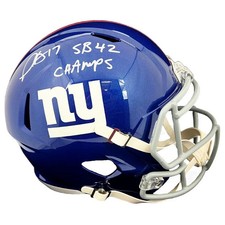 Plaxico Burress autographed signed inscribed Full Size Replica Helmet JSA picture