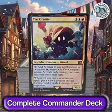 Vivi Ornitier COMMANDER DECK Spellslinger Tokens Burn MTG Custom Edh Magic picture