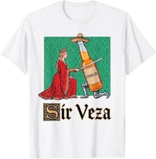 Sir Veza Knight Pun Meme Sombrero Cinco De Mayo T-Shirt picture