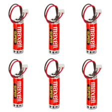 6PCS MAXELL ER6C AA 3.6V 1800mAh PLC Li-Ion Battery for Mitsubishi FX F2-40BL picture