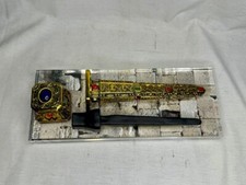 Holy Nail Of The Cross, Metal, Biblical Replica, Free Book, Big Display Plaque picture