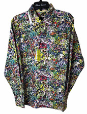 Robert Graham Rallis Floral Multicolor Long Sleeve Cotton Woven Shirt picture