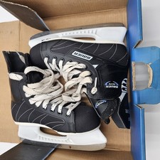 Bauer Elite Jr Ice Hockey Skates Size 4R Shoe Size US 5, Eur 37.5, UK 4.5 W/Box picture