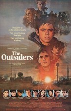 1983 The Outsiders Movie Poster Print Patrick Swayze Tom Cruise Ralph Macchio 🍿 picture