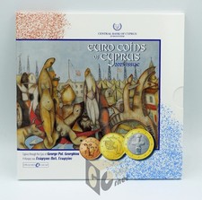 Cyprus 2025 -  BU Euro Coins Set in a three-ply brochure picture