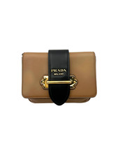 Prada Cahier Black/Brown Leather Shoulder Bag picture