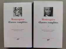 Montesquieu Oeuvres completes 2 vol. - Bibliotheque de la Pleiade Gallimard 1951 picture