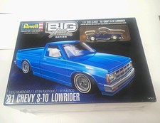 Revell Big Little '91 Chevy S-10 Lowrider 1:25 Model Kit 14562 Bonus 1/64 Truck picture