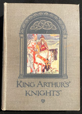 Antique Illustrated Book King Arthur 1911 Walter Crane 16 Color Plates Knights picture