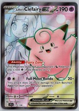 Lillie's Clefairy ex 173/159 Journey Together Ultra Rare Pokemon Near Mint picture
