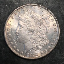 1881-O Morgan Silver Dollar - High Quality Scans #i618 picture