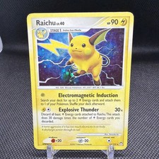 Pokémon TCG Raichu Holo Rare Cosmos Mysterious Treasures 2007 Card 15/123 picture