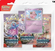 Pokemon Temporal Forces - Cleffa 3-Pack Booster Blister Factory Sealed picture