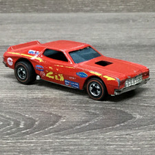 Vintage 1974 Hot Wheels Redline Red Torino Stocker 23 Diecast Car picture