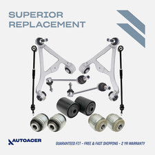 AUTOACER 12p Rear Control Arms, Bushings, Tie Rods & Links For JAGUAR S-Type XJ8 picture