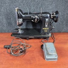 Vintage Pfaff 130 Sewing Machine Made in Germany w/ Pedal - See Video picture