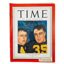 VTG Time Magazine November 12 1945 Junior Davis and Doc Blanchard Army's T Boil picture