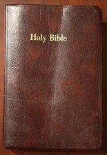 HOLY BIBLE RSV Red Letter Edition 1972 Thomas Nelson 1803R Brown Concordance picture