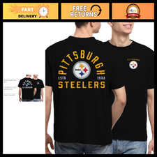 Classic NFL Arched Adult Short Sleeve T-Shirt - Casual Sports Tee, Fan Apparel picture