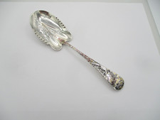 Ultra Rare Gorham Cairo mixed metal Japanesque spoon with peacock feeding  picture