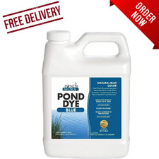Pond Worx Blue Lake and Pond Dye - 4X Concentrated Liquid Pond Colorant – Shades picture