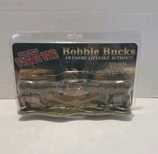 RARE Bobble Bucks Deer Fighting Pair Awesome Lifelike Action Sparring Hunting picture
