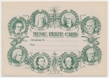 Classical Music Composers - Theo Presser Co. Music Reward Card picture