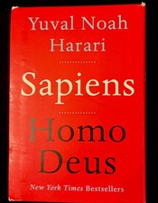 Yuval Noah Harari Sapiens & Homo Deus 2-Box Set HC/DJ 1st American Editions picture